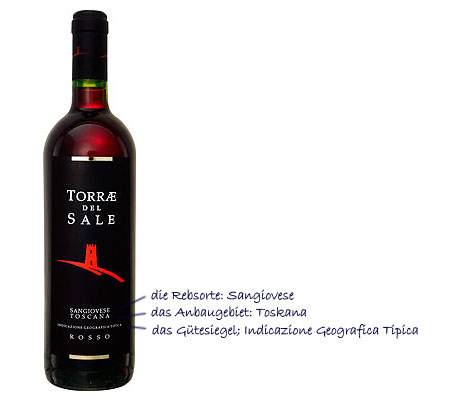 Torrae del Sale, ein IGT-Wein aus der Toskana