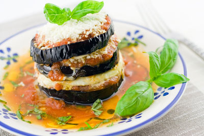 Aubergine mit Parmesan – Rezept aus Italien