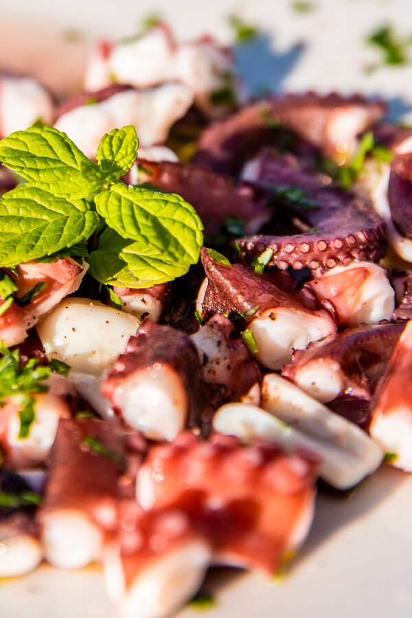 Tolle Vorspeise aus Italien - Tintenfischsalat